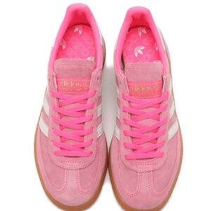 Adidas Women's Handball Spezial Lucid Pink/Footwear White/Gold Metallic 8.5 M
